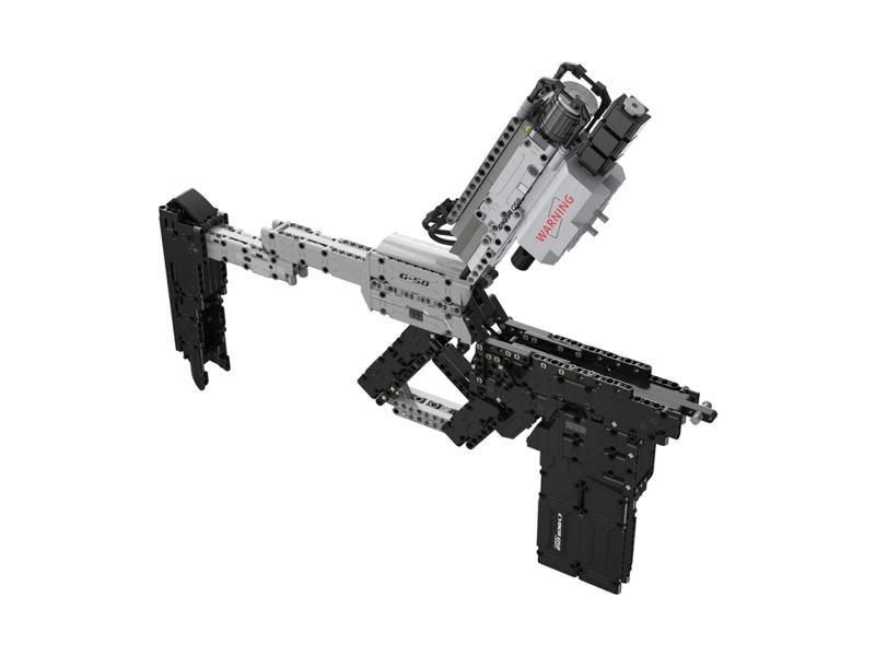 Конструктор-игрушка CADA пистолет-пулемет G58, 800 деталей C81051W игрушка деревянная стреляет резинками