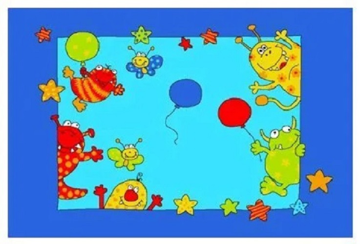 Коврик детский Альм-Фаза Монстрики 5581