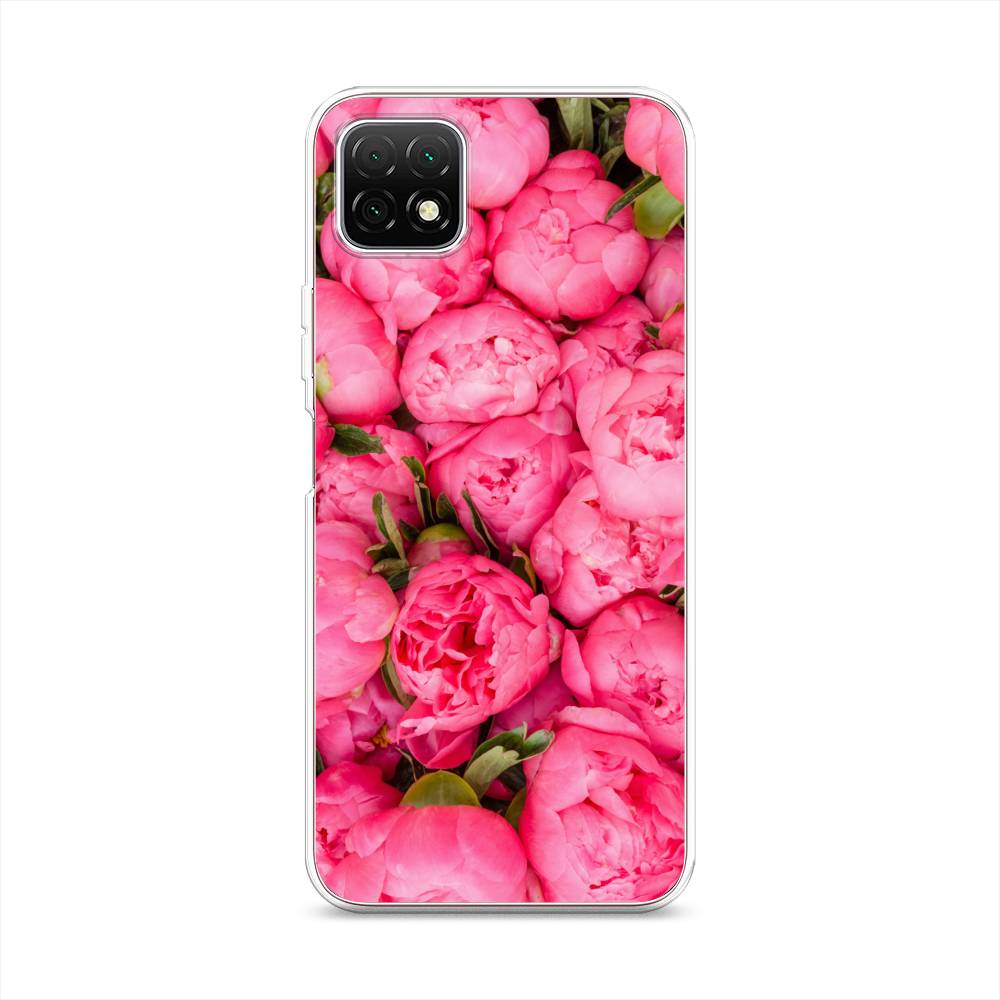 

Силиконовый чехол "Прекрасные пионы" на Wiko T3 / Вико Т3, Разноцветный