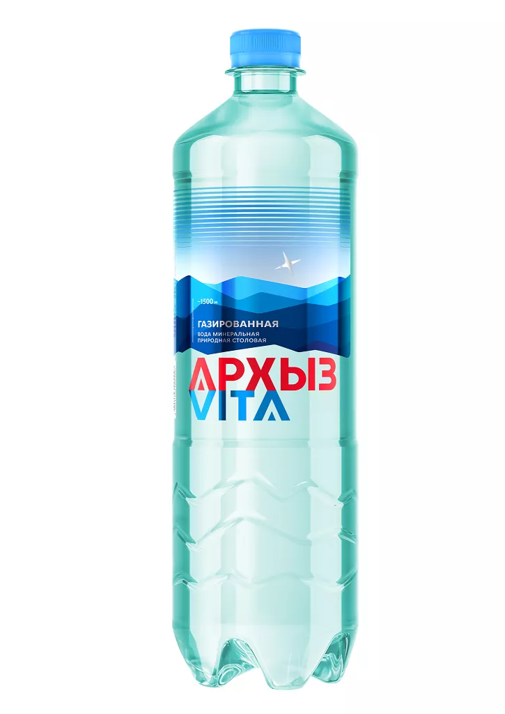 

Вода минеральная Архыз Vita природная столовая газированная, 1 л х 9 шт