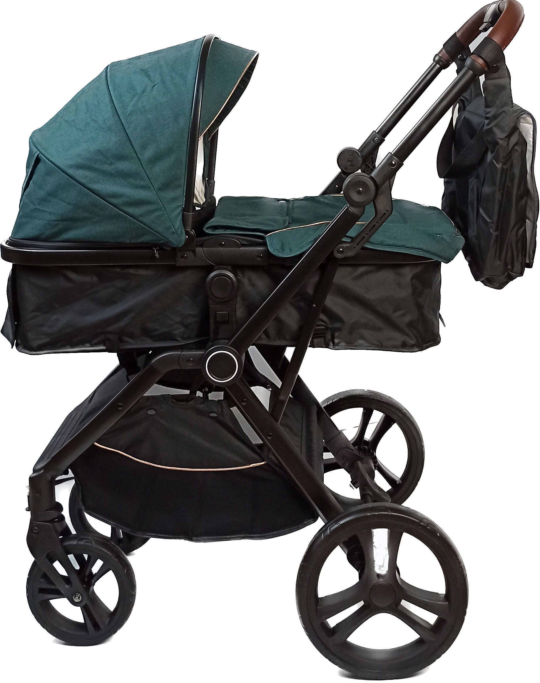 Коляска BellaBaby QB618B 2 в 1 Изумрудный