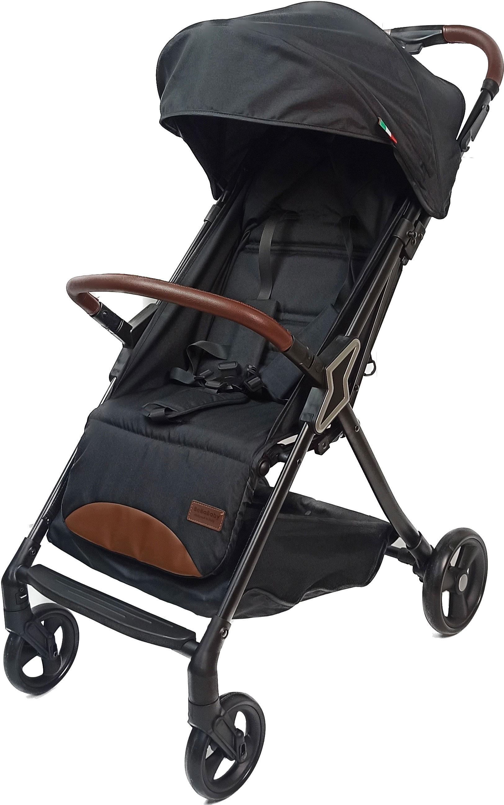 Коляска BellaBaby QB220 Черный 9035₽