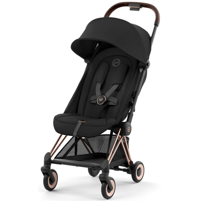 

Коляска Cybex Coya с дождевиком Rosegold/Sepia Black