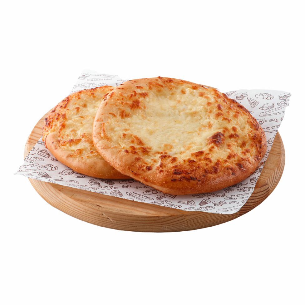 

Лепешка с сыром и чесноком 100 г