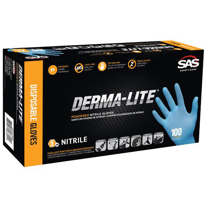 OEM ПЕРЧАТКИ 100301GG-M РАЗМЕР M DERMA-LITE LP NITRILE 100 ШТУКТОЛЩИНА 0,13MM 1шт