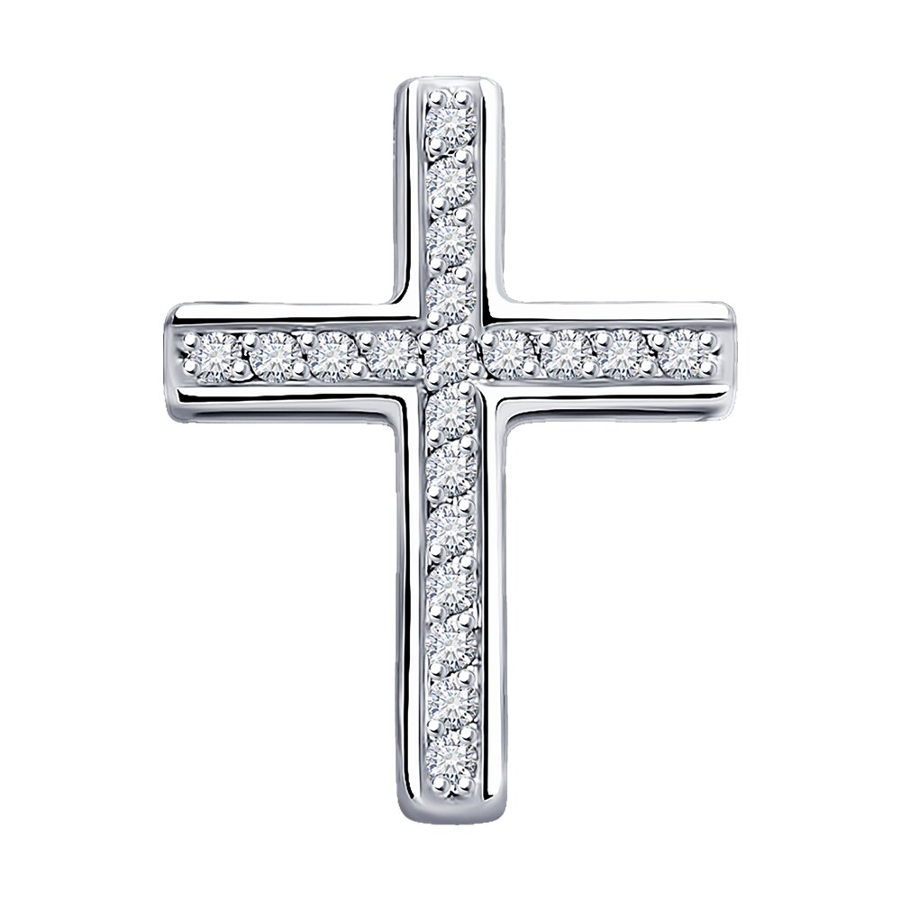 

Бегунок из белого золота SOKOLOV Diamonds 1030879-3, бриллиант, 1030879-3