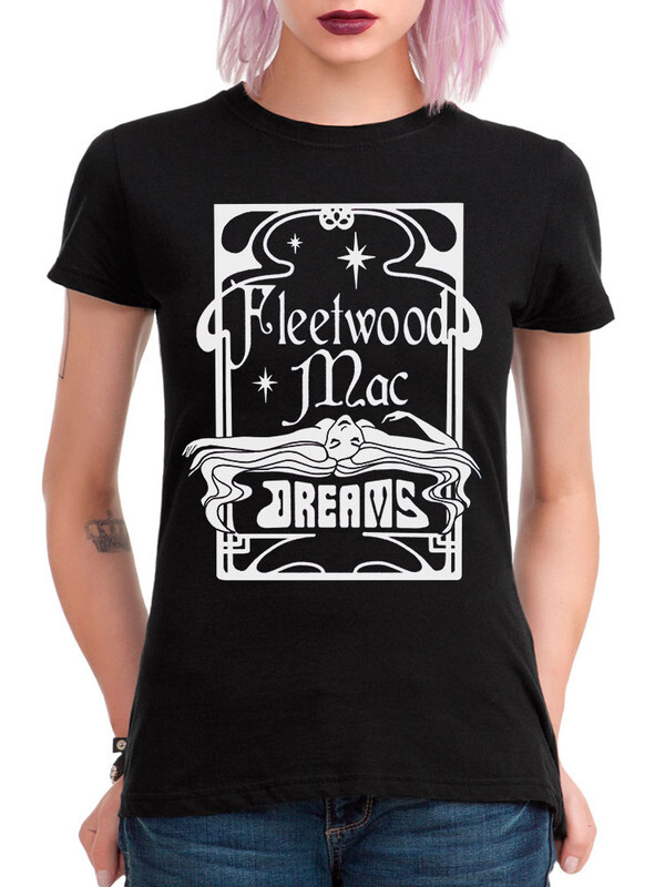 фото Футболка женская design heroes fleetwood mac - dreams черная 2xl