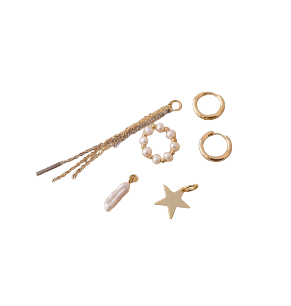 Серьги из латуни Elena Polyakova EP110016,