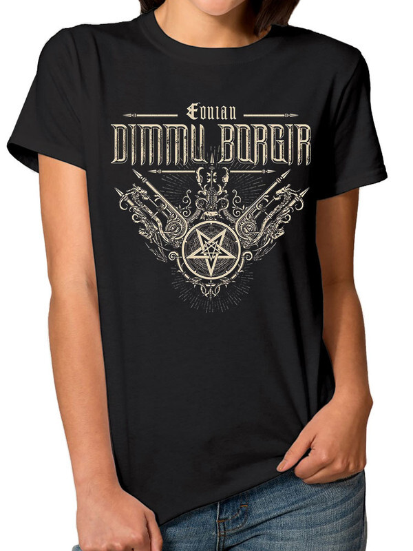 фото Футболка женская design heroes dimmu borgir черная 2xl