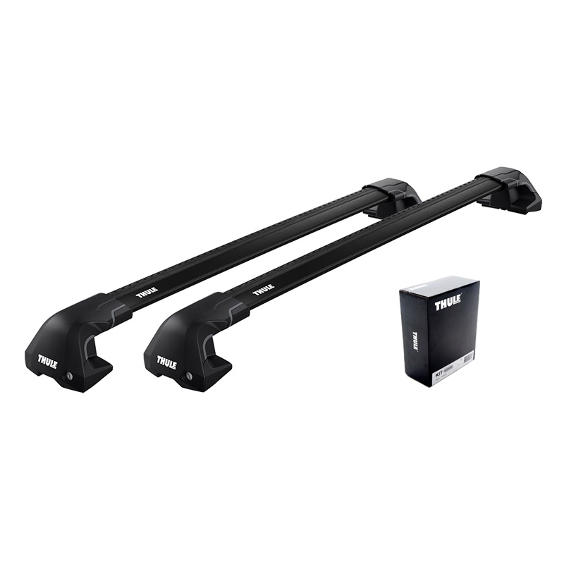 фото Багажник на крышу thule edge wingbar черные аэро дуги, 721520+721420+7205+5246, 21147-54