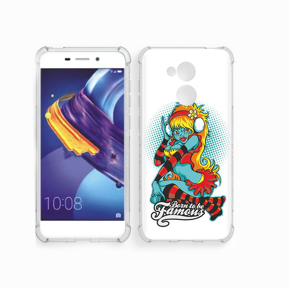 

Чехол MyPads Tocco для Huawei 6C Pro нарисованная девушка в наушниках (PT88459.60.498), Прозрачный, Tocco