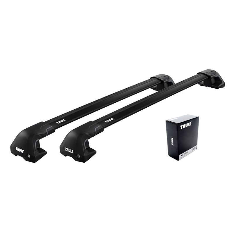 фото Багажник на крышу thule edge wingbar черные аэро дуги, 721520+721420+7205+5121, 21131-79