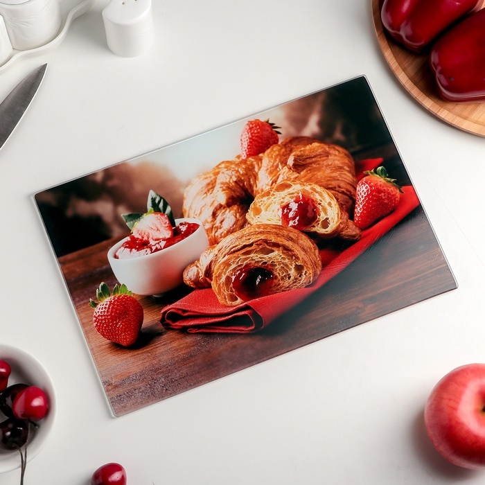 Доляна Клубничные круассаны, 30х20 см