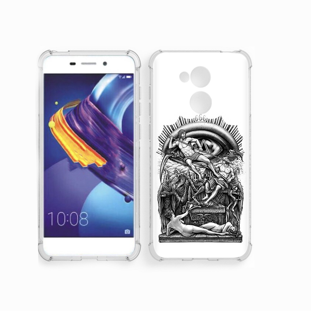 Чехол MyPads Tocco для Huawei 6C Pro оракул черно белый (PT88459.60.528)