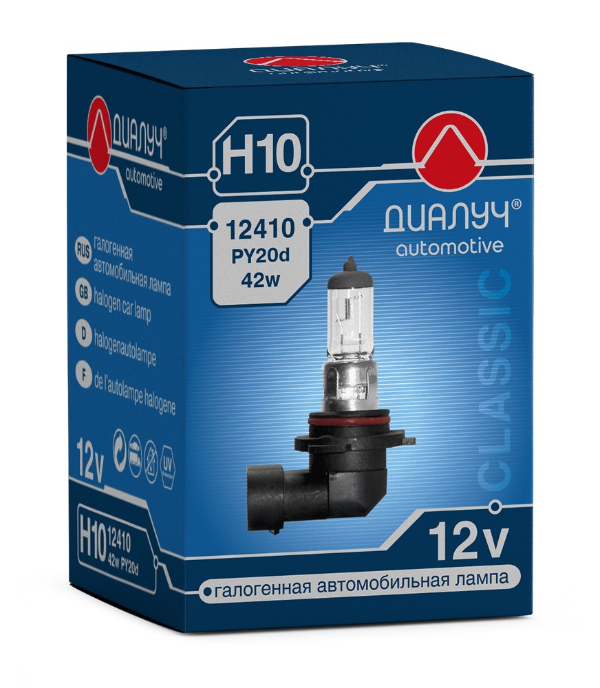 Лампа галогенная H10 12V 42W 