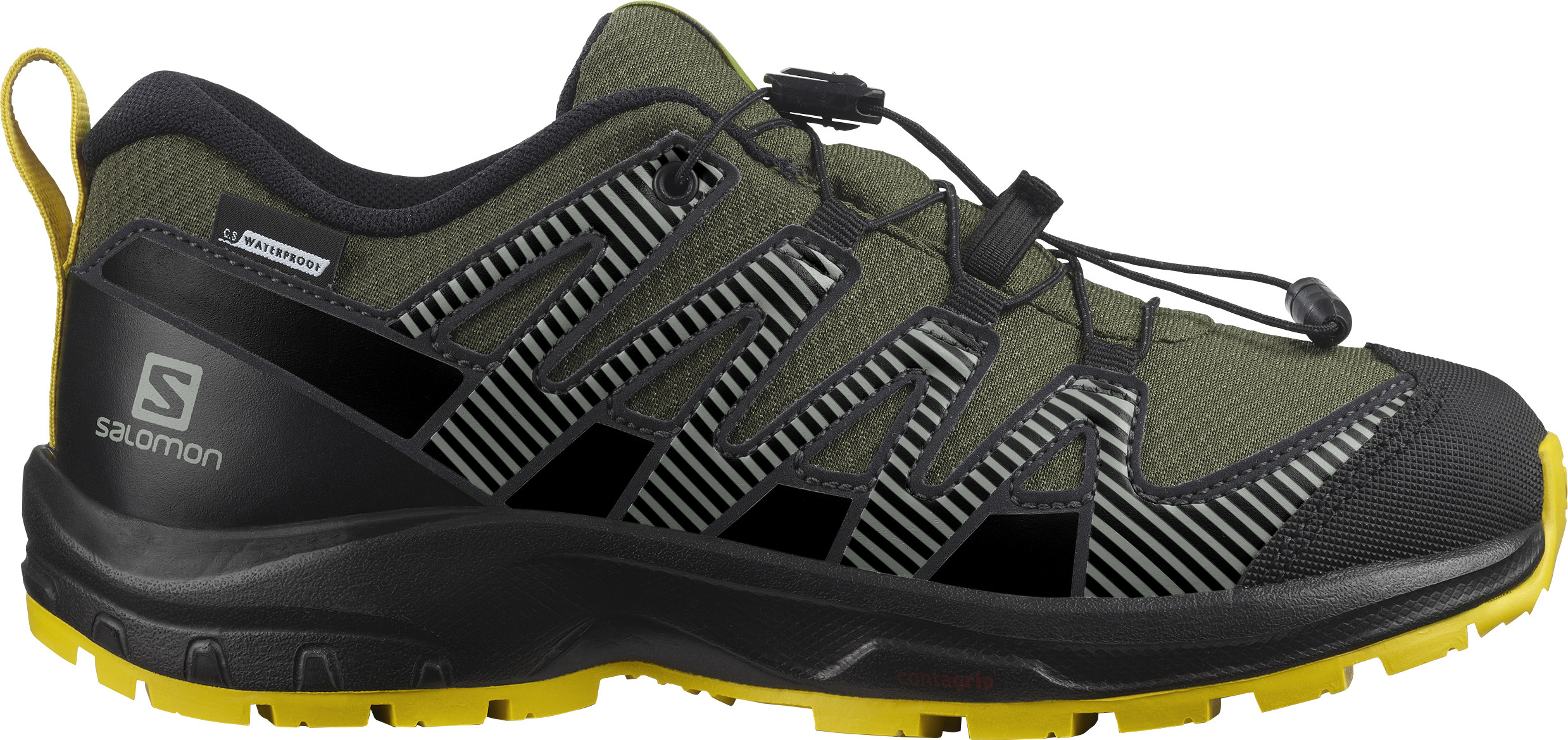 фото Кроссовки salomon xa pro v8 cswp j olive night/black/sulphur (eur:31)