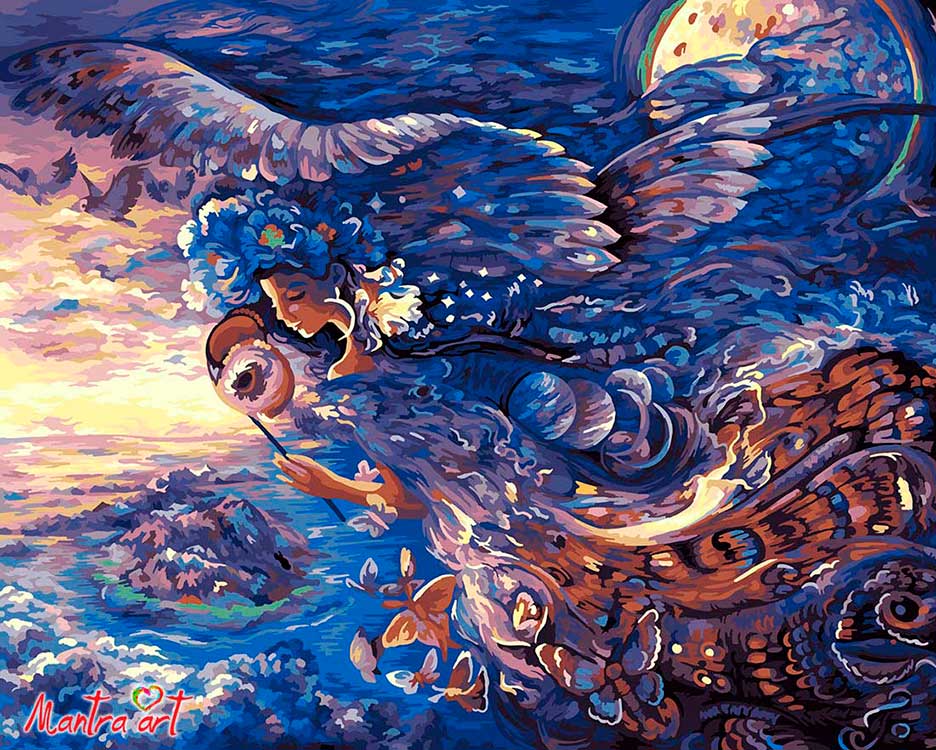 

Картина по номерам Mantra Art Царица ночи Жозефины Уолл + в наборе подарок