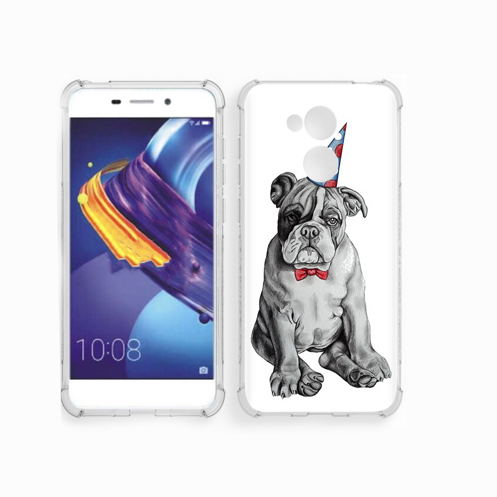 

Чехол MyPads Tocco для Huawei 6C Pro праздничный щенок (PT88459.60.554), Прозрачный, Tocco