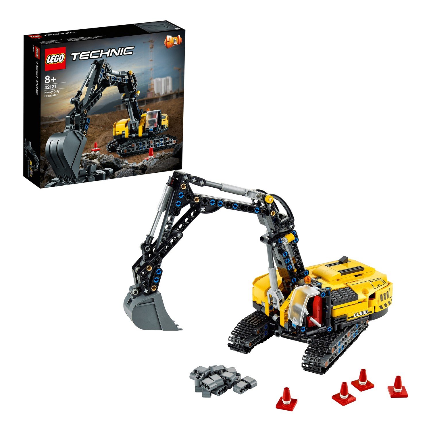 Конструктор LEGO Technic 42121 Тяжелый экскаватор Китай