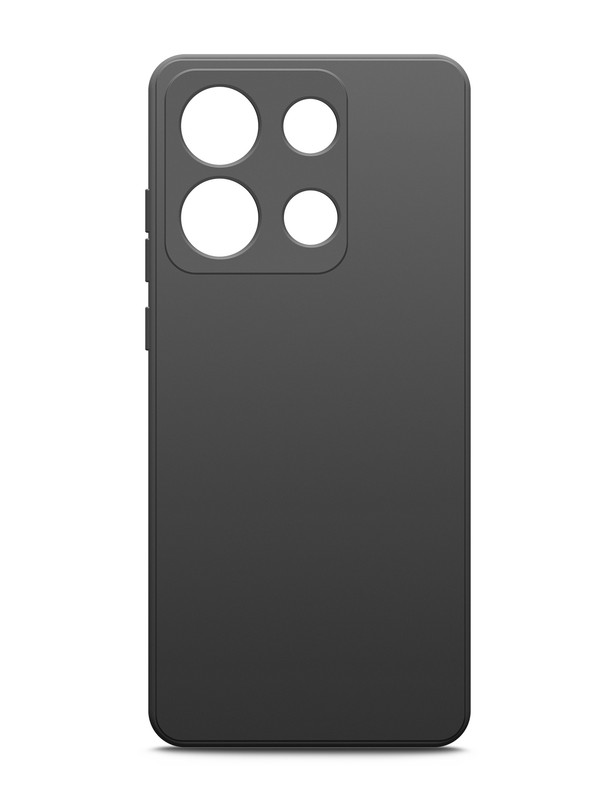 

Чехол для Xiaomi Redmi Note 13 4G Soft touch с подкладкой из микрофибры черный, Xiaomi Redmi Note 13 4G