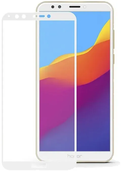 

Защитное стекло 9H Full для Huawei Y6 (2018) белое