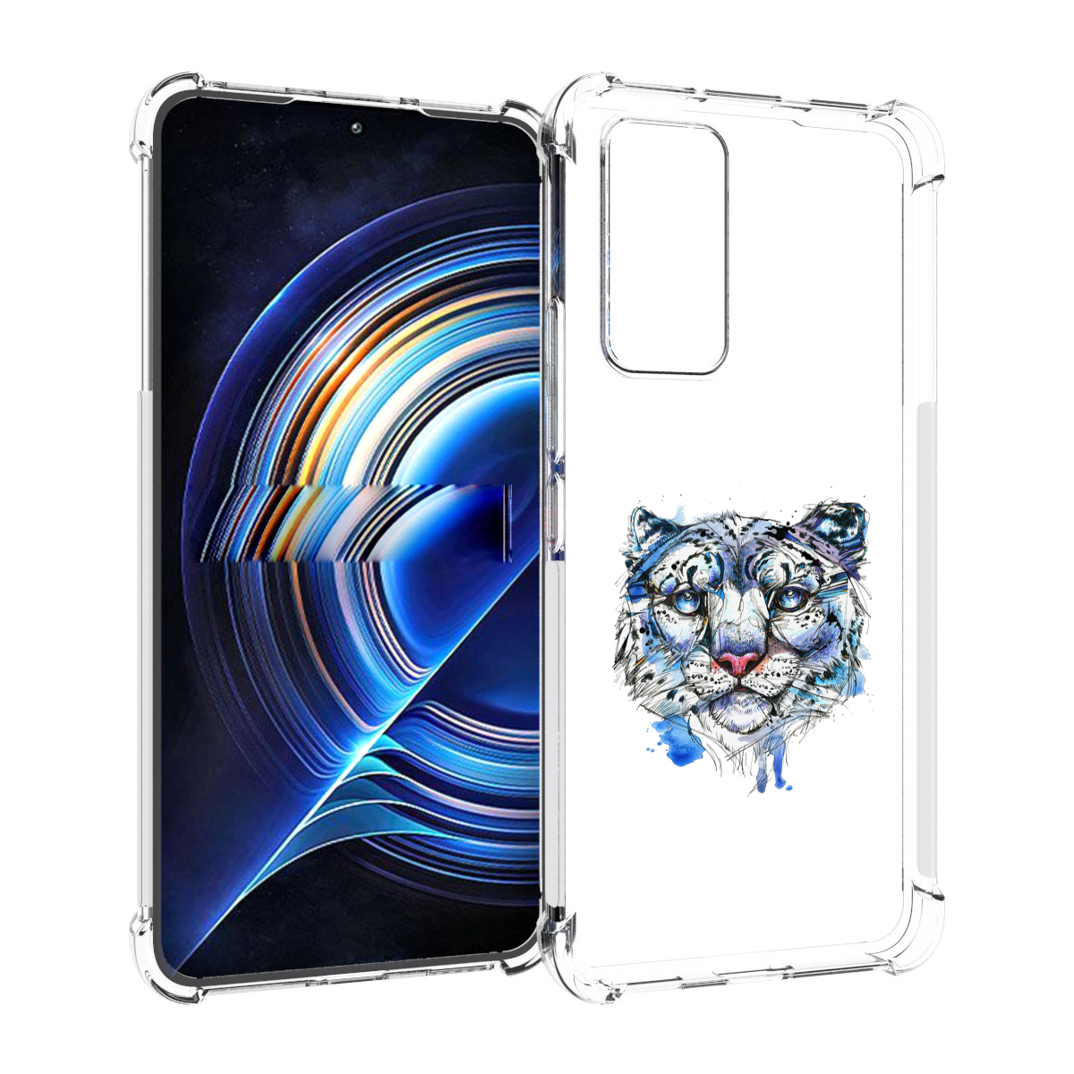 

Чехол MyPads водяной тигр для Tecno Camon 19 Neo, Прозрачный, Tocco