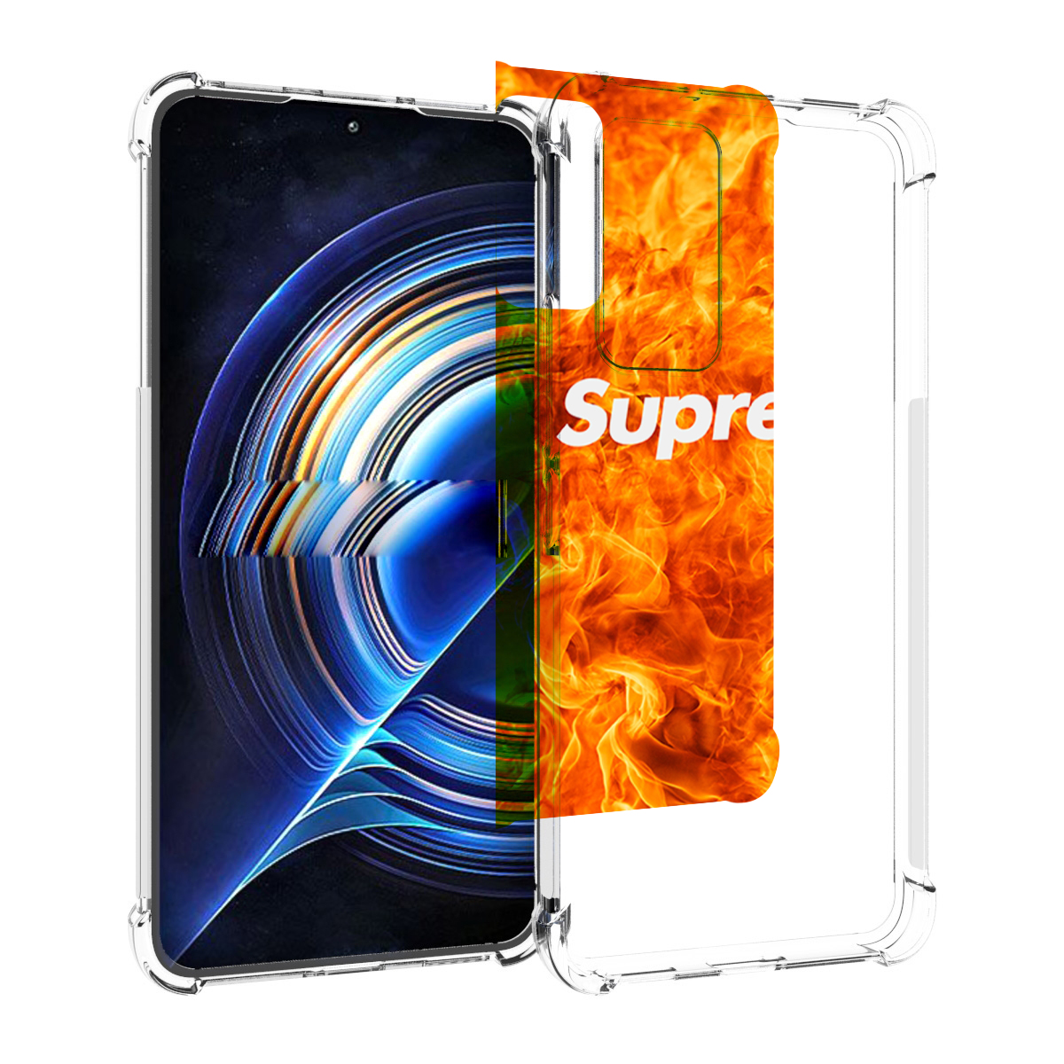

Чехол MyPads пламя-пламенное суприм для Tecno Camon 19 Neo, Прозрачный, Tocco