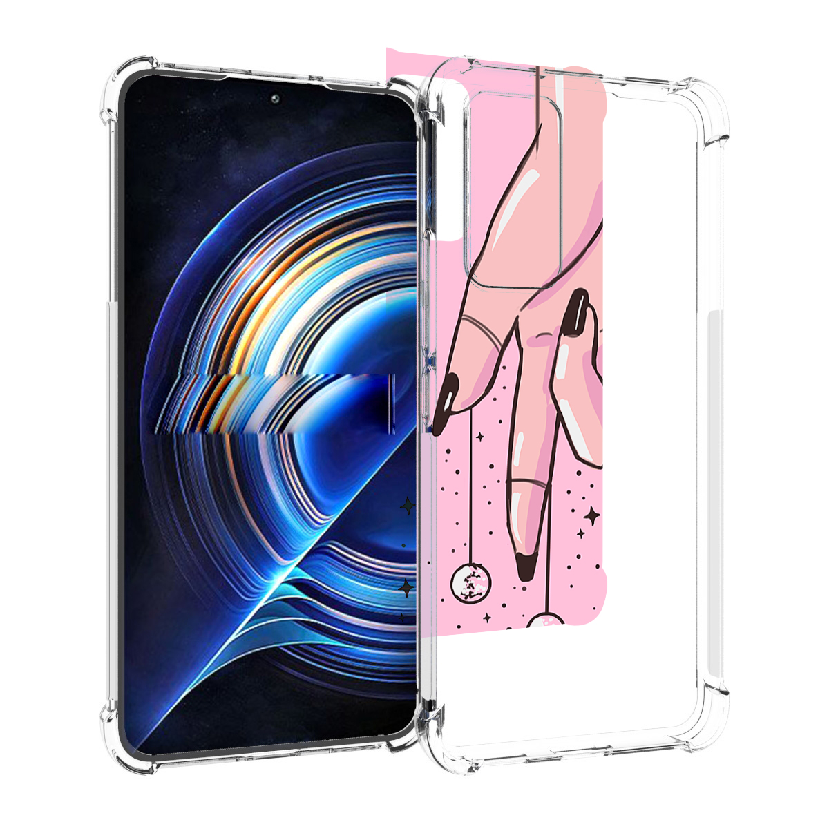 

Чехол MyPads планеты-на-пальцах для Tecno Camon 19 Neo, Прозрачный, Tocco
