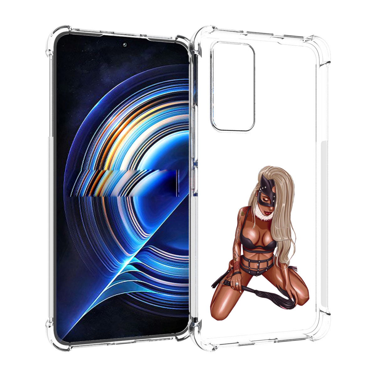 

Чехол MyPads плохая-девушка женский для Tecno Camon 19 Neo, Прозрачный, Tocco