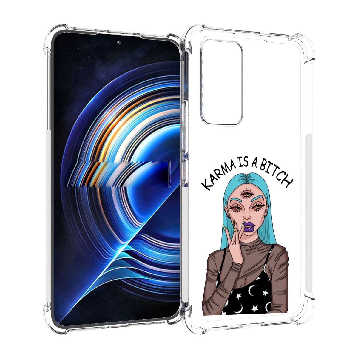 

Чехол MyPads плохая-карма женский для Tecno Camon 19 Neo, Прозрачный, Tocco