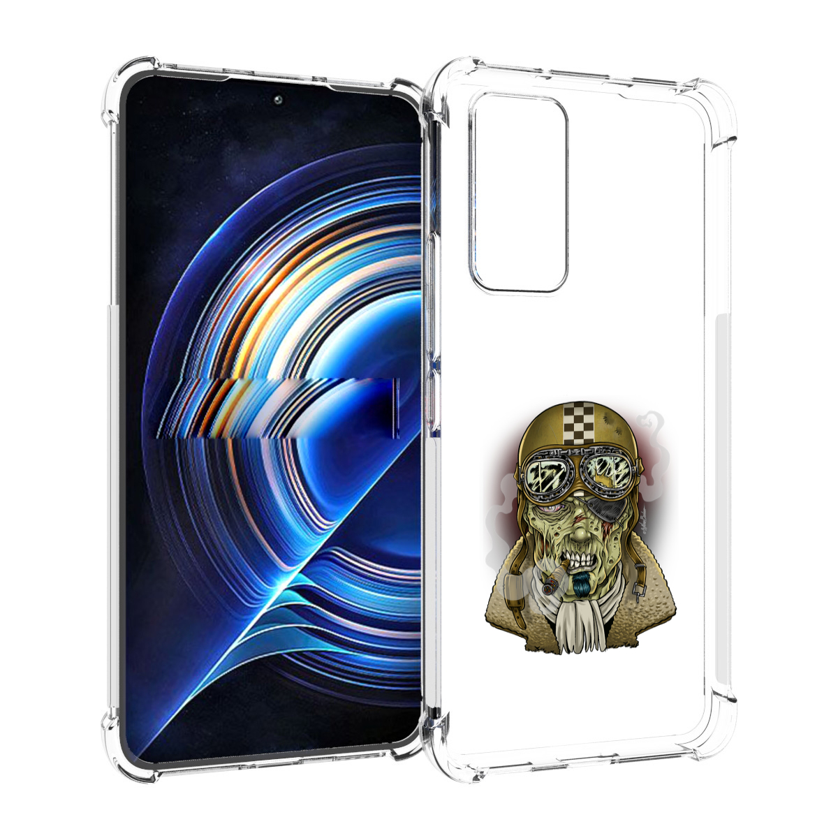 

Чехол MyPads военный зомби для Tecno Camon 19 Neo, Прозрачный, Tocco