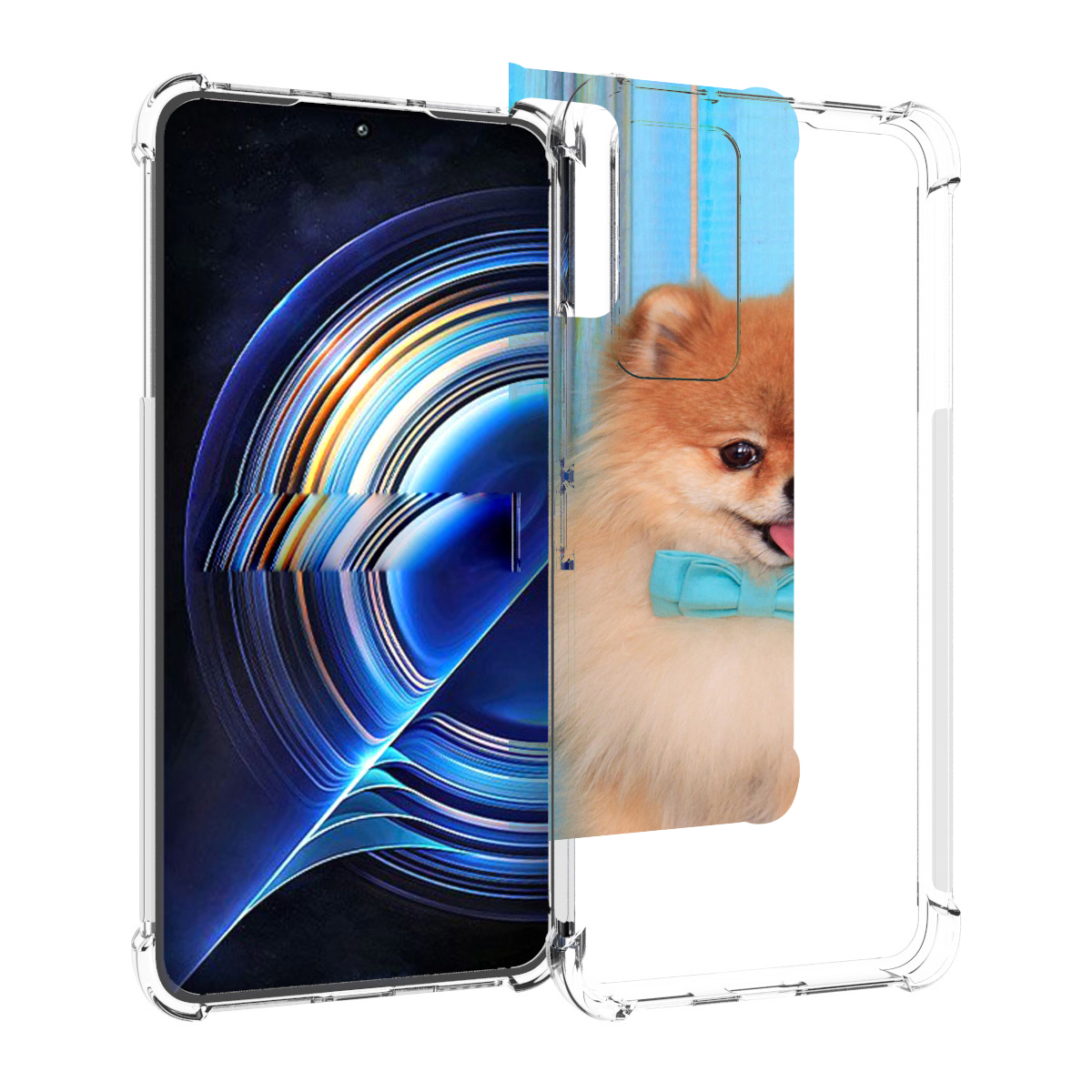 

Чехол MyPads померанскии шпиц для Tecno Camon 19 Neo, Прозрачный, Tocco