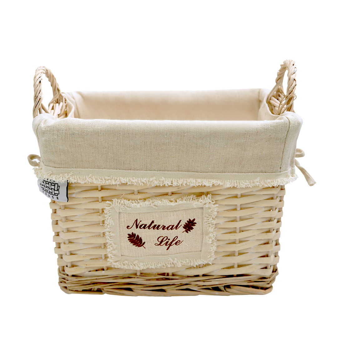 

Корзина стеллажная высокая с ручками Natural life Natural House Д290 Ш190 В220, EW-93