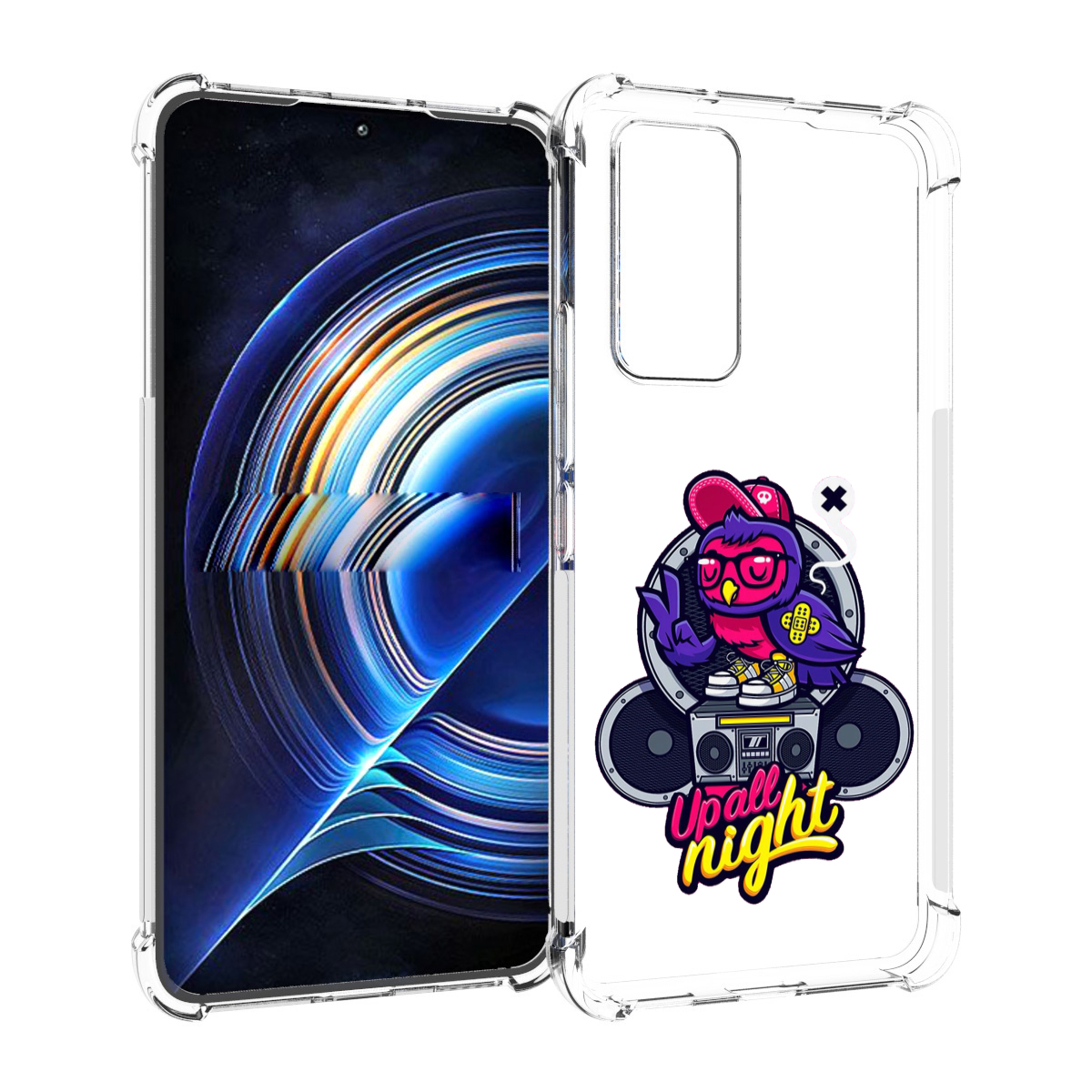 

Чехол MyPads попугай любит музыку для Tecno Camon 19 Neo, Прозрачный, Tocco
