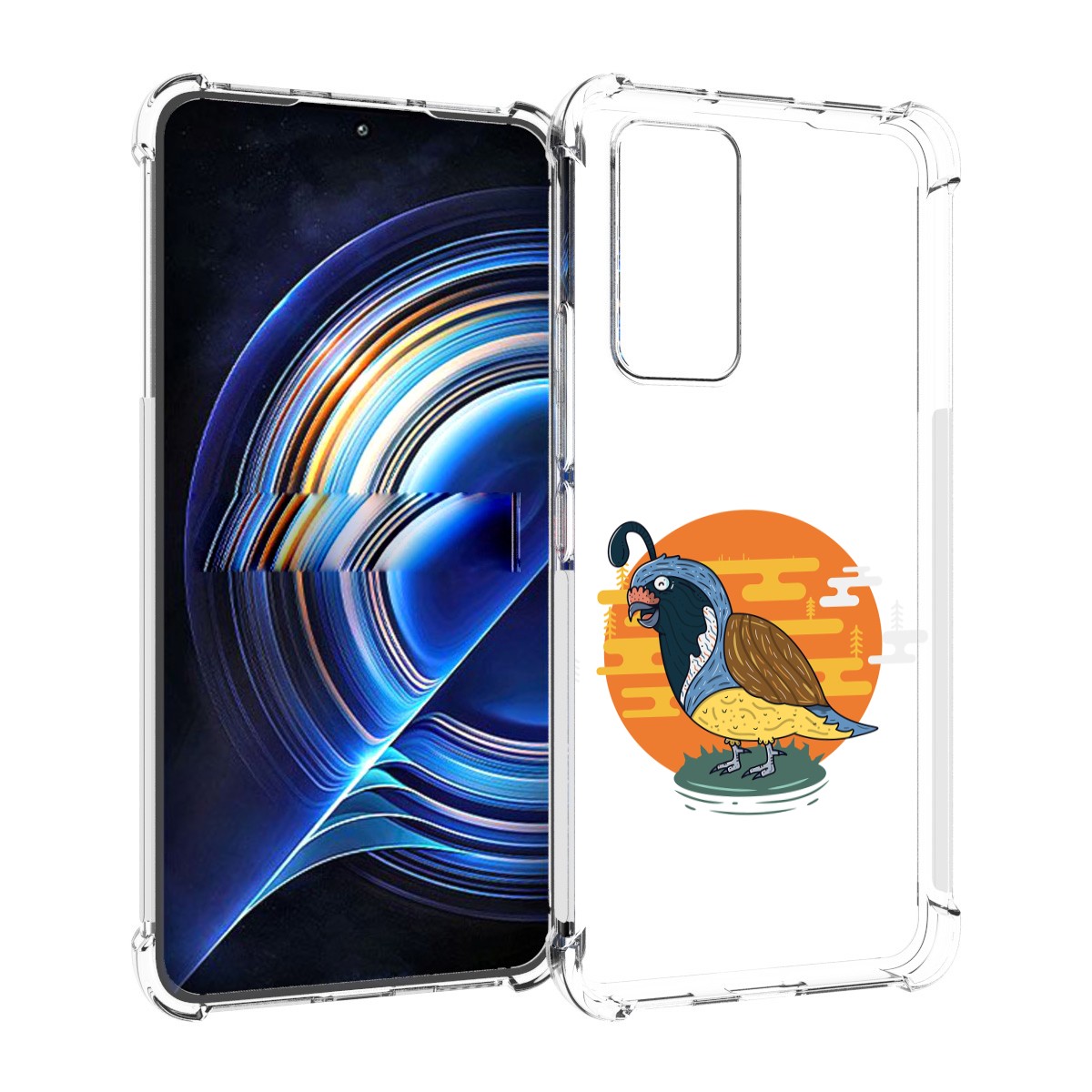 

Чехол MyPads попугай-на-острове для Tecno Camon 19 Neo, Прозрачный, Tocco