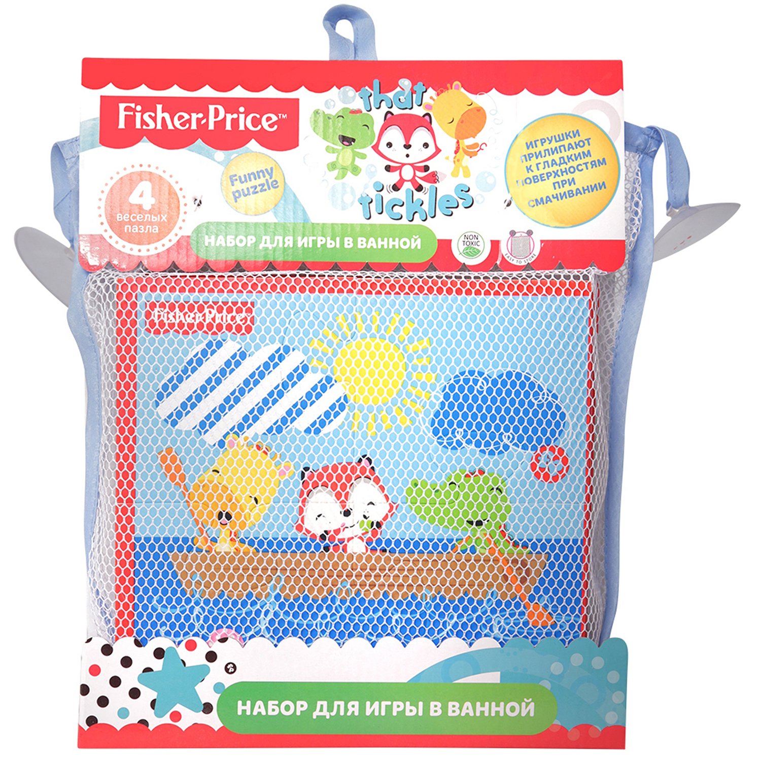 

Набор для игры в ванне Funny Puzzle Fisher-Price 4 пазла