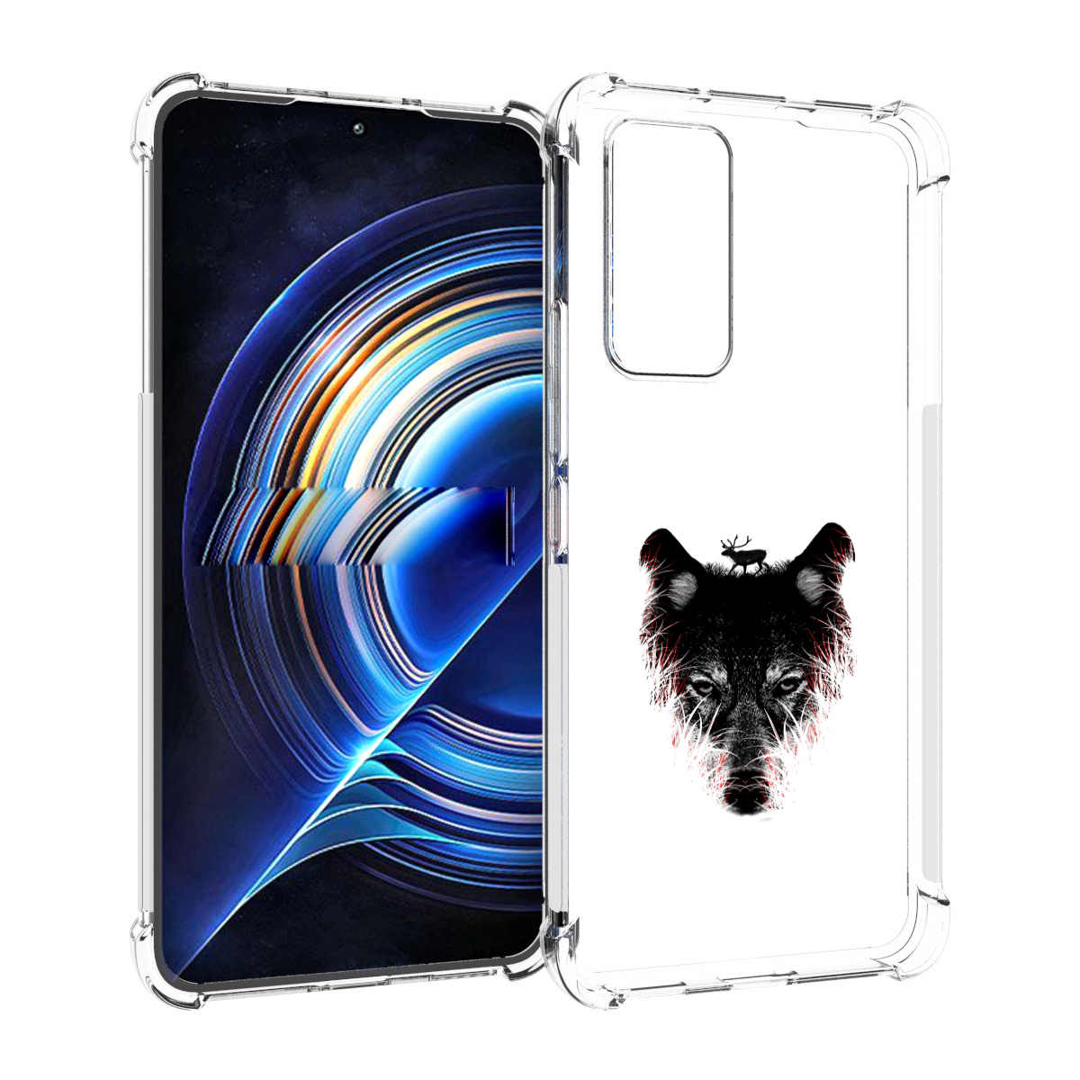 

Чехол MyPads волк в траве для Tecno Camon 19 Neo, Прозрачный, Tocco