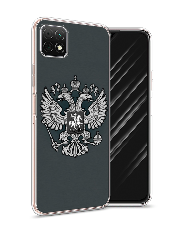 

Чехол Awog на Wiko T3 "Герб России серый", Разноцветный