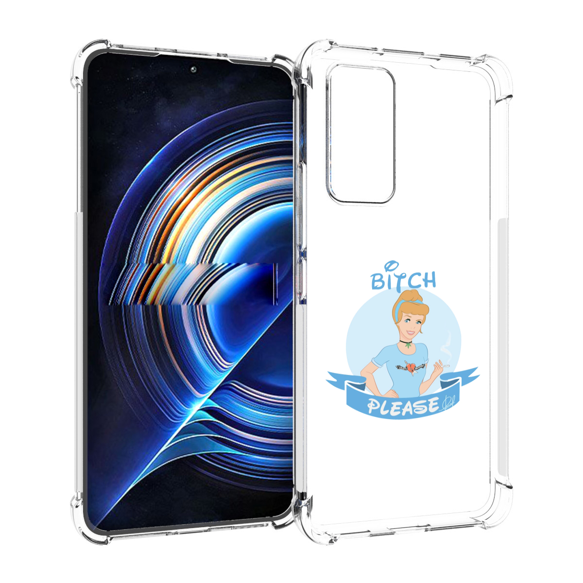 

Чехол MyPads принцесса-эльза женский для Tecno Camon 19 Neo, Прозрачный, Tocco