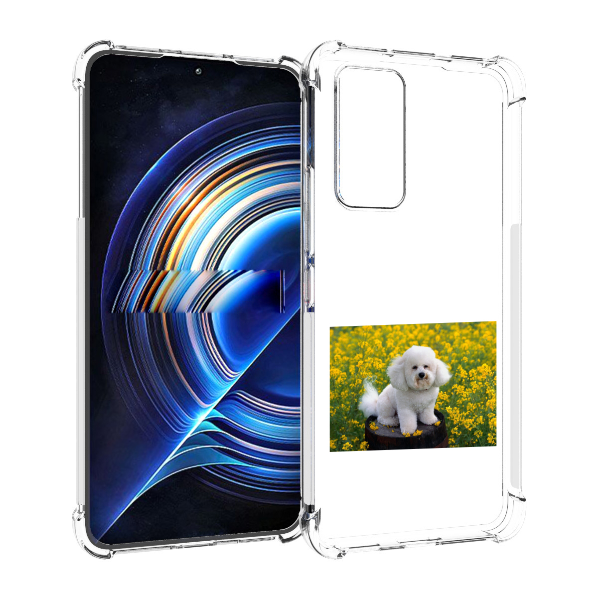 

Чехол MyPads пудель белыи для Tecno Camon 19 Neo, Прозрачный, Tocco
