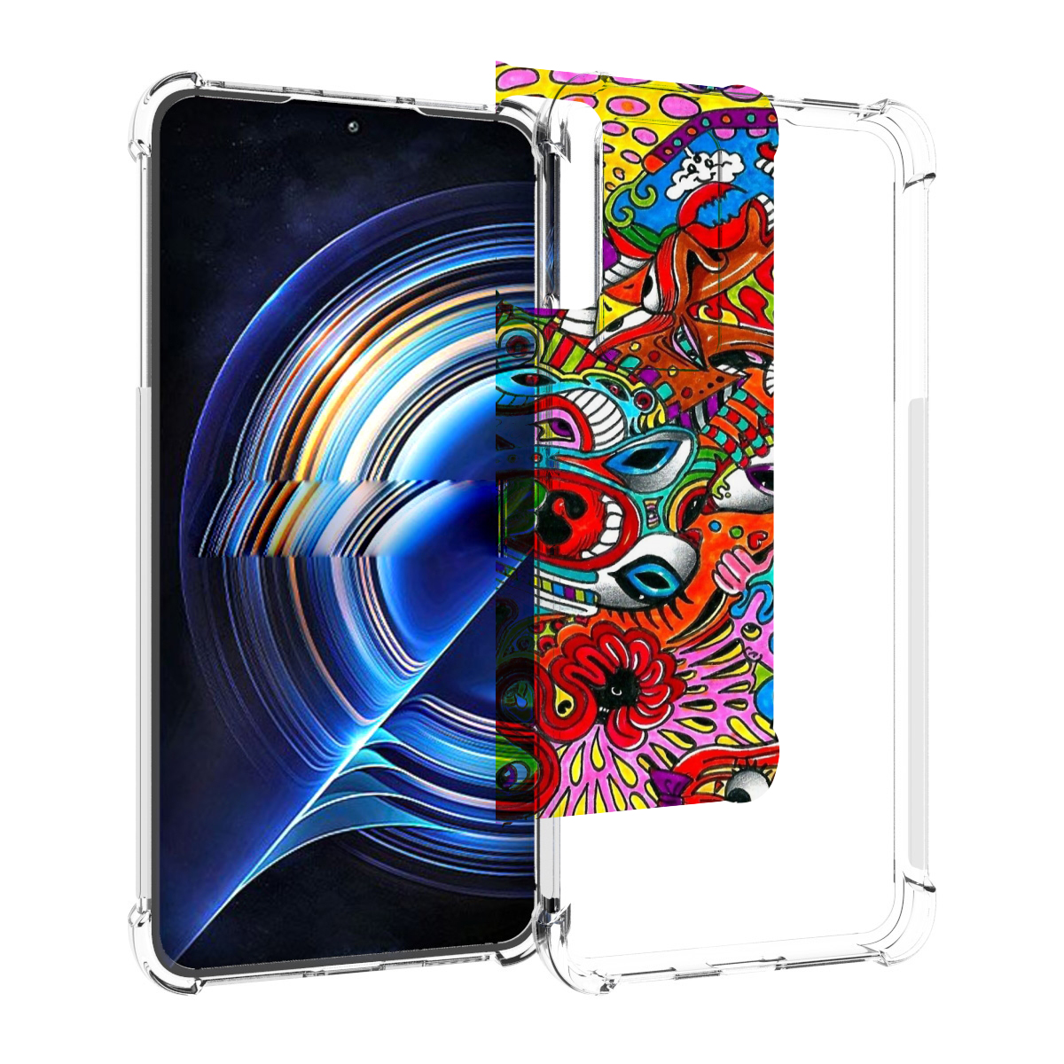 

Чехол MyPads разные абстракции яркие для Tecno Camon 19 Neo, Прозрачный, Tocco