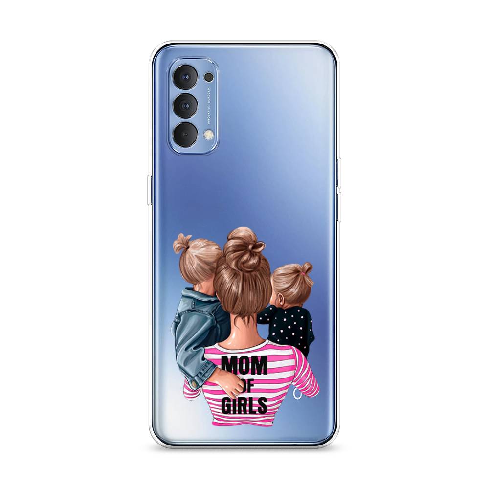 

Чехол Awog на Oppo Reno 4 4G "Mom of Girls", Разноцветный, 259450-6