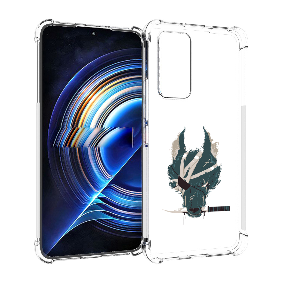 

Чехол MyPads волк-разбойник для Tecno Camon 19 Neo, Прозрачный, Tocco
