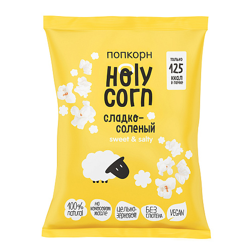 

Попкорн готовый Holy Corn Сладко-солёный 30 г, 3 шт
