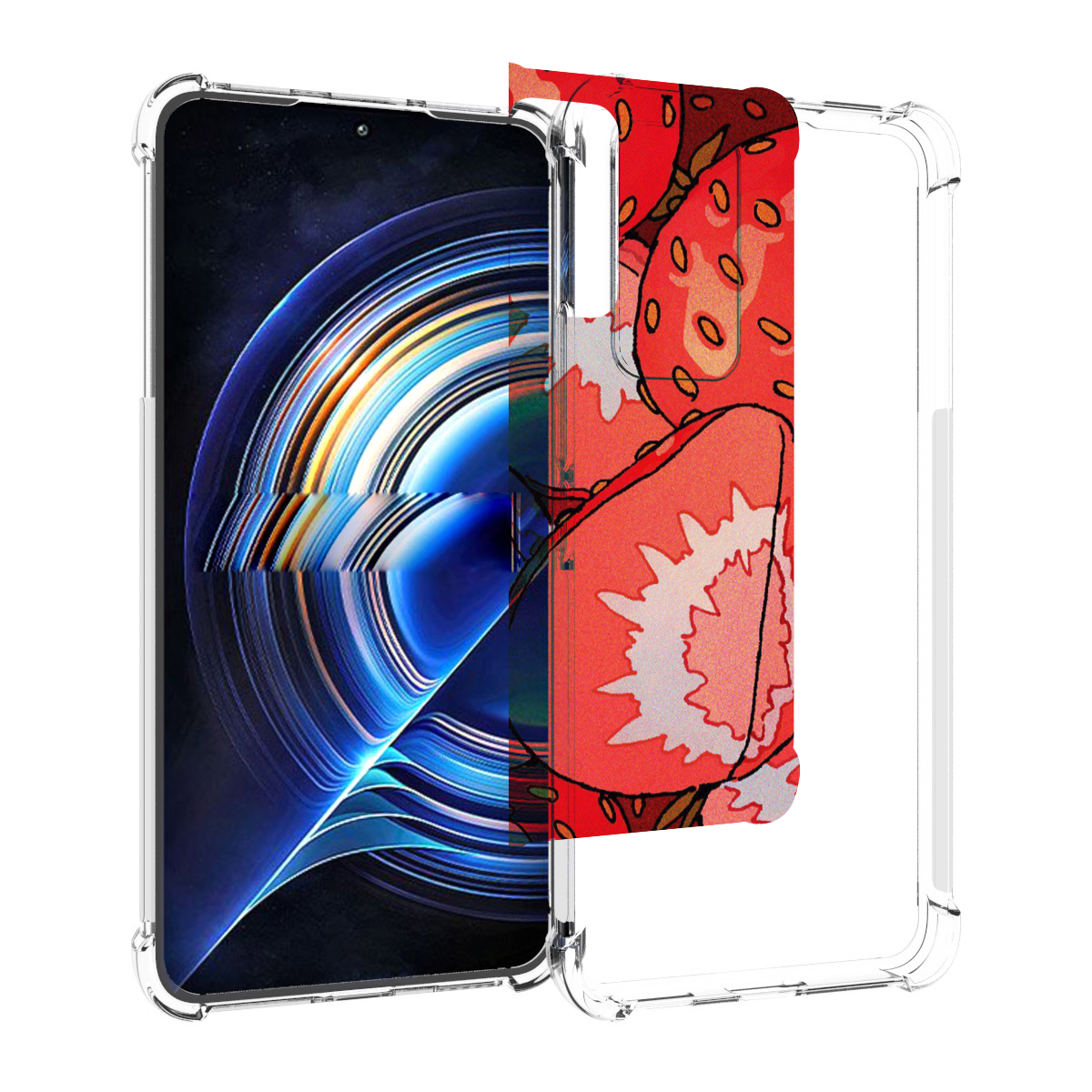 

Чехол MyPads рисованная-клубника для Tecno Camon 19 Neo, Прозрачный, Tocco