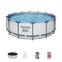 Каркасный бассейн Bestway Steel pro max 5612x bw 427х427х122 см