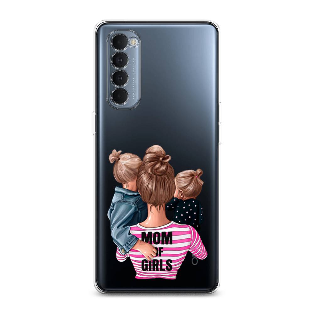 

Чехол Awog на Oppo Reno 4 Pro "Mom of Girls", Разноцветный, 258950-6