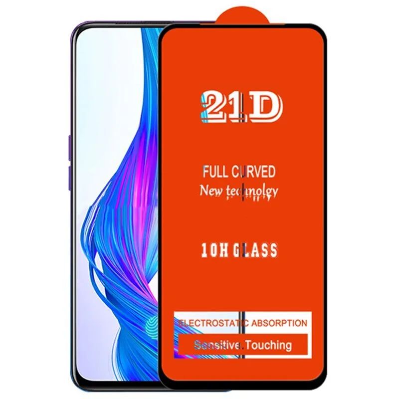 фото Защитное стекло для iphone 13/13 pro full curved glass 21d 0,3 мм (оранжевая подложка) nobrand