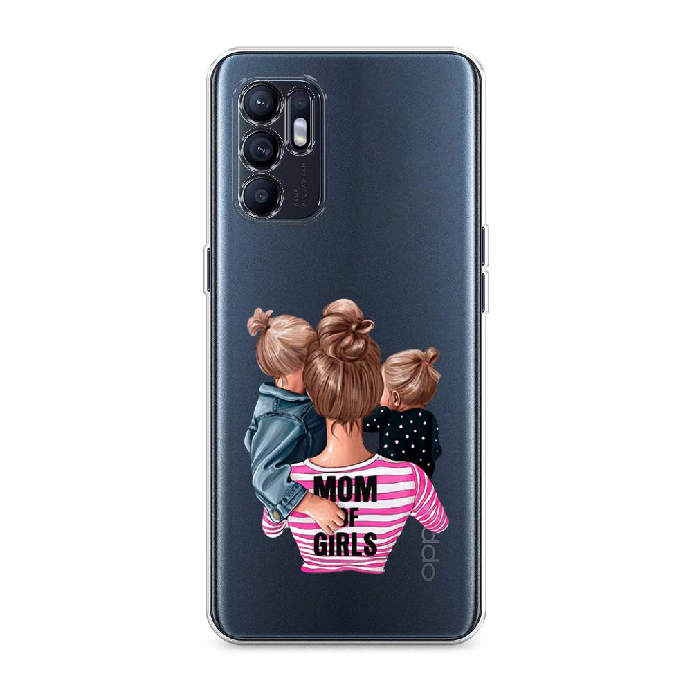 

Чехол Awog на Oppo Reno 6 4G "Mom of Girls", Разноцветный, 257850-6