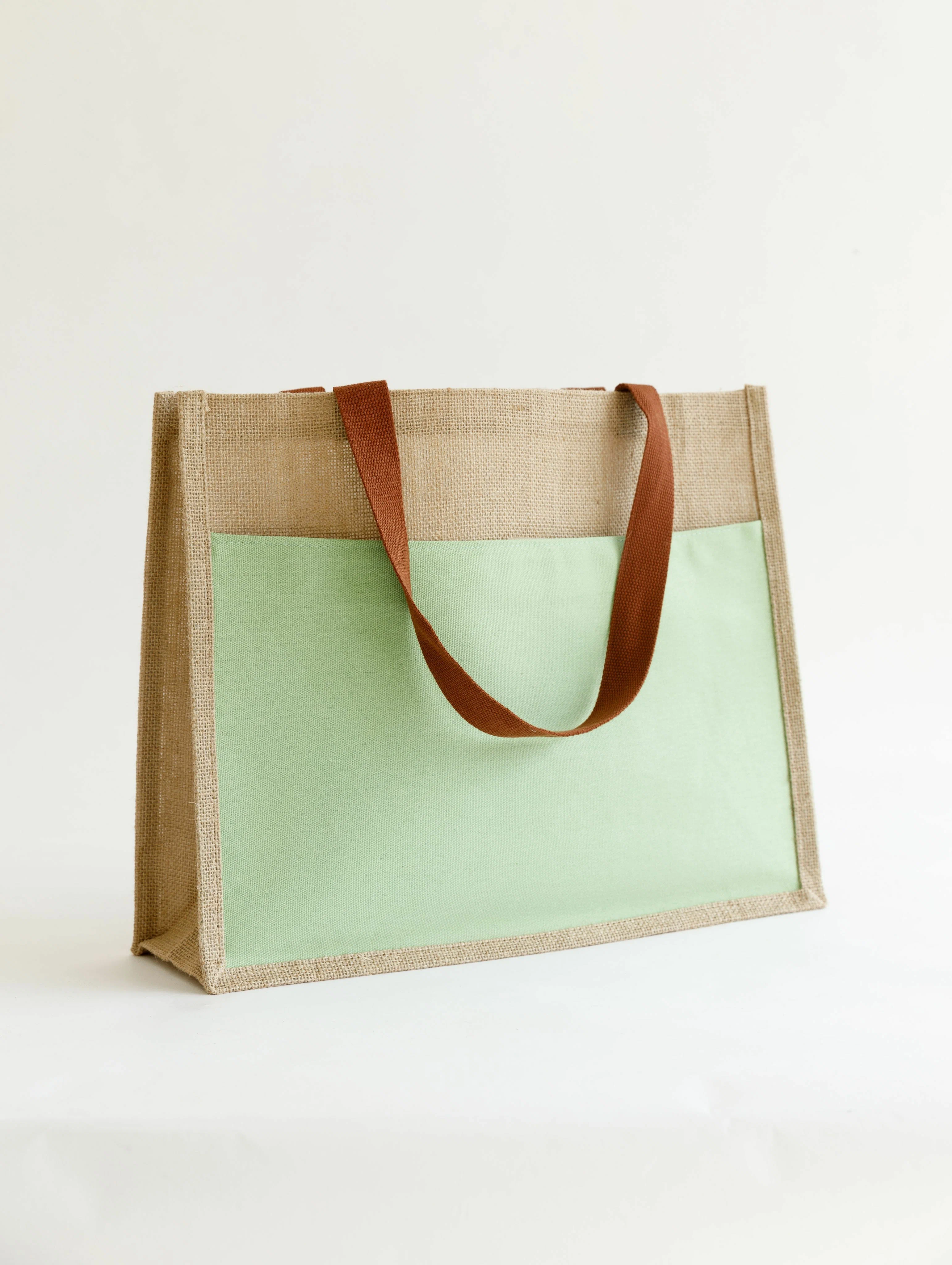 Шоппер женский nstc.moscow 2898 бежевый/светло-зеленый